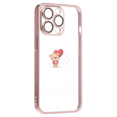 Чехол-накладка для Apple iPhone 13 Pro (розовое золото) - PC073 с закрытой камерой Чехол-накладка для Apple iPhone 13 Pro (розовое золото) - PC073 с закрытой камерой