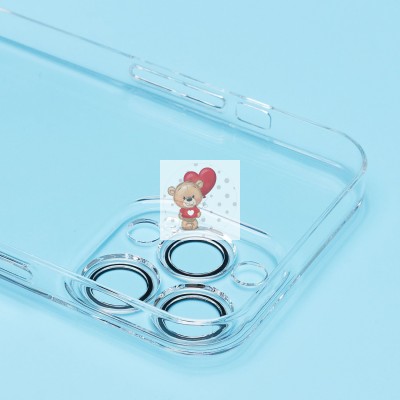 Чехол-накладка для Apple iPhone 13 Pro (прозрачный) - PC073 с закрытой камерой Чехол-накладка для Apple iPhone 13 Pro (прозрачный) - PC073 с закрытой камерой