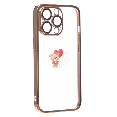 Чехол-накладка для Apple iPhone 13 Pro (желтый) - PC073 с закрытой камерой