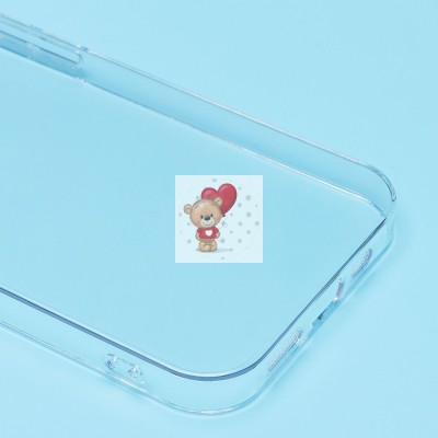 Чехол-накладка для Apple iPhone 13 (прозрачный) - PC073 с закрытой камерой Чехол-накладка для Apple iPhone 13 (прозрачный) - PC073 с закрытой камерой