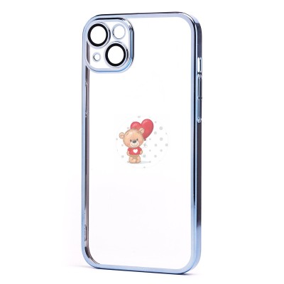 Чехол-накладка для Apple iPhone 14 Plus (синий) - PC073 с закрытой камерой Чехол-накладка для Apple iPhone 14 Plus (синий) - PC073 с закрытой камерой