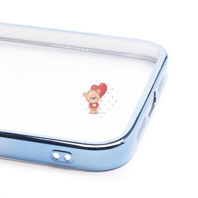 Чехол-накладка для Apple iPhone 14 Plus (синий) - PC073 с закрытой камерой Чехол-накладка для Apple iPhone 14 Plus (синий) - PC073 с закрытой камерой