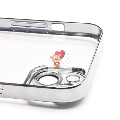 Чехол-накладка для Apple iPhone 14 Plus (серебяный) - PC073 с закрытой камерой Чехол-накладка для Apple iPhone 14 Plus (серебяный) - PC073 с закрытой камерой