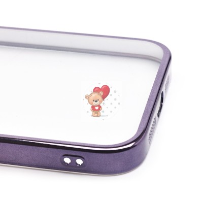 Чехол-накладка для Apple iPhone 14 Plus (фиолетовый) - PC073 с закрытой камерой Чехол-накладка для Apple iPhone 14 Plus (фиолетовый) - PC073 с закрытой камерой