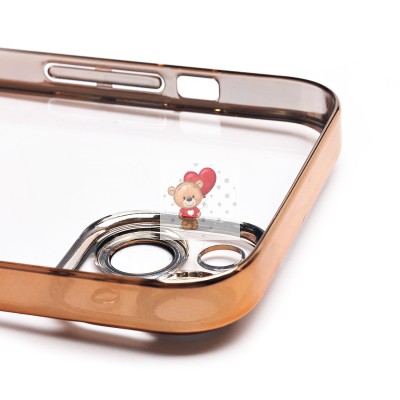 Чехол-накладка для Apple iPhone 14 Plus (желтый) - PC073 с закрытой камерой