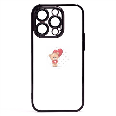 Чехол-накладка для Apple iPhone 14 Pro Max (черный) - PC073 с закрытой камерой