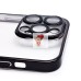 Чехол-накладка для Apple iPhone 14 Pro Max (черный) - PC073 с закрытой камерой