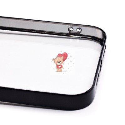 Чехол-накладка для Apple iPhone 14 Pro Max (черный) - PC073 с закрытой камерой