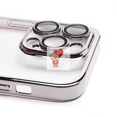 Чехол-накладка для Apple iPhone 14 Pro Max (серебяный) - PC073 с закрытой камерой Чехол-накладка для Apple iPhone 14 Pro Max (серебяный) - PC073 с закрытой камерой