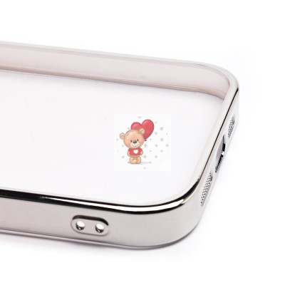 Чехол-накладка для Apple iPhone 14 Pro Max (серебяный) - PC073 с закрытой камерой Чехол-накладка для Apple iPhone 14 Pro Max (серебяный) - PC073 с закрытой камерой