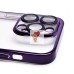 Чехол-накладка для Apple iPhone 14 Pro Max (фиолетовый) - PC073 с закрытой камерой