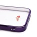 Чехол-накладка для Apple iPhone 14 Pro Max (фиолетовый) - PC073 с закрытой камерой