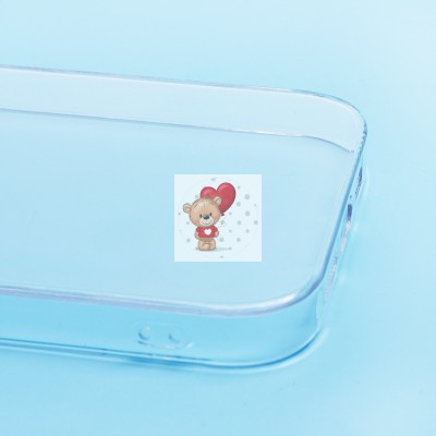 Чехол-накладка для Apple iPhone 14 Pro (прозрачный) - PC073 с закрытой камерой