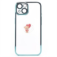 Чехол-накладка для Apple iPhone 14 (зеленый) - PC073 с закрытой камерой Чехол-накладка для Apple iPhone 14 (зеленый) - PC073 с закрытой камерой