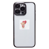 Чехол-накладка для Apple iPhone 15 Pro Max (черный) - PC073 с закрытой камерой