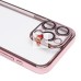 Чехол-накладка для Apple iPhone 15 Pro Max (розовое золото) - PC073 с закрытой камерой