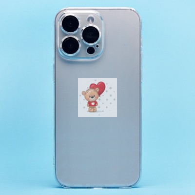 Чехол-накладка для Apple iPhone 15 Pro Max (прозрачный) - PC073 с закрытой камерой Чехол-накладка для Apple iPhone 15 Pro Max (прозрачный) - PC073 с закрытой камерой