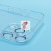Чехол-накладка для Apple iPhone 15 Pro Max (прозрачный) - PC073 с закрытой камерой