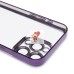 Чехол-накладка для Apple iPhone 15 Pro Max (фиолетовый) - PC073 с закрытой камерой