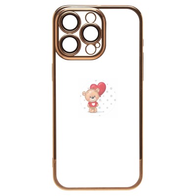 Чехол-накладка для Apple iPhone 15 Pro Max (желтый) - PC073 с закрытой камерой