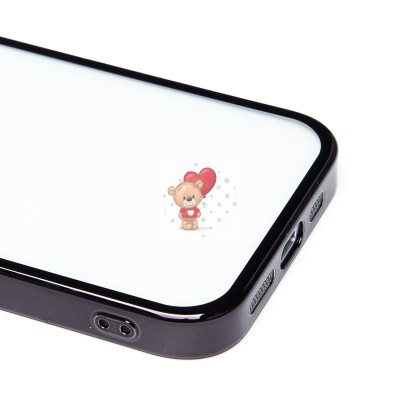 Чехол-накладка для Apple iPhone 15 Pro (черный) - PC073 с закрытой камерой