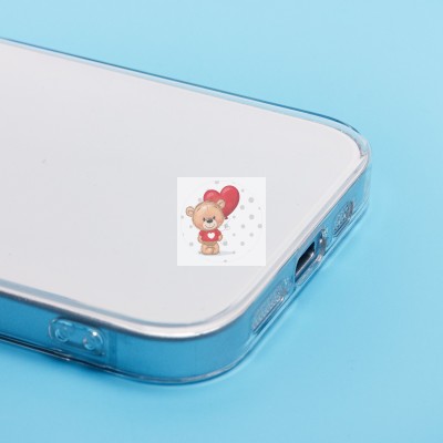 Чехол-накладка для Apple iPhone 15 Pro (прозрачный) - PC073 с закрытой камерой