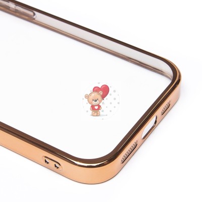 Чехол-накладка для Apple iPhone 15 Pro (желтый) - PC073 с закрытой камерой