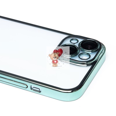 Чехол-накладка для Apple iPhone 15 (зеленый) - PC073 с закрытой камерой Чехол-накладка для Apple iPhone 15 (зеленый) - PC073 с закрытой камерой