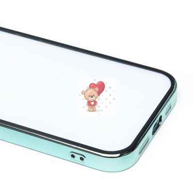 Чехол-накладка для Apple iPhone 15 (зеленый) - PC073 с закрытой камерой Чехол-накладка для Apple iPhone 15 (зеленый) - PC073 с закрытой камерой