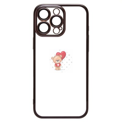 Чехол-накладка для Apple iPhone 16 Pro Max (черный) - PC073 с закрытой камерой