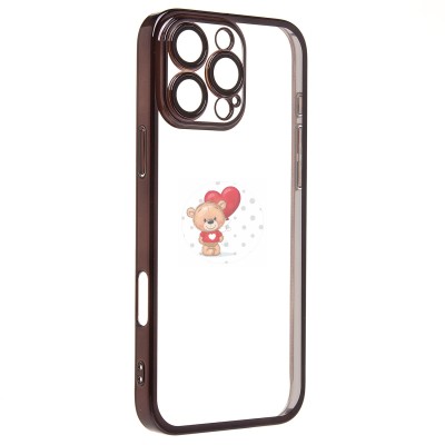 Чехол-накладка для Apple iPhone 16 Pro Max (черный) - PC073 с закрытой камерой