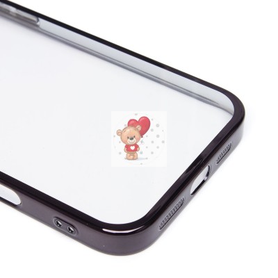 Чехол-накладка для Apple iPhone 16 Pro Max (черный) - PC073 с закрытой камерой