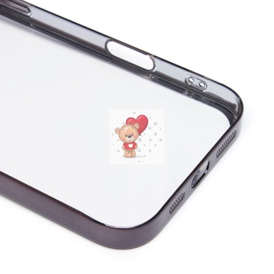 Чехол-накладка для Apple iPhone 16 Pro Max (черный) - PC073 с закрытой камерой