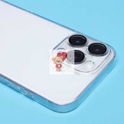 Чехол-накладка для Apple iPhone 16 Pro Max (прозрачный) - PC073 с закрытой камерой