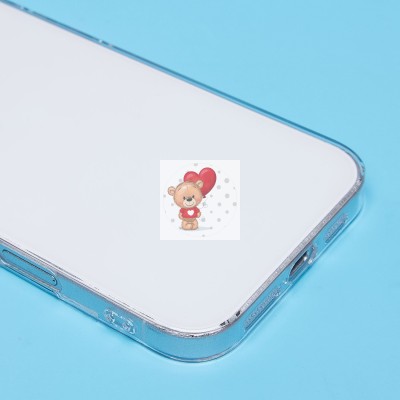 Чехол-накладка для Apple iPhone 16 Pro Max (прозрачный) - PC073 с закрытой камерой