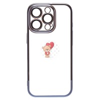 Чехол-накладка для Apple iPhone 16 Pro (синий) - PC073 с закрытой камерой