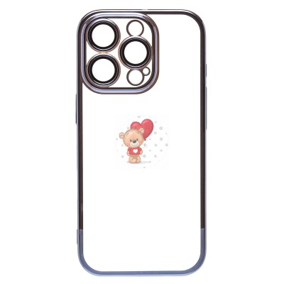 Чехол-накладка для Apple iPhone 16 Pro (синий) - PC073 с закрытой камерой