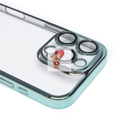 Чехол-накладка для Apple iPhone 16 Pro (зеленый) - PC073 с закрытой камерой Чехол-накладка для Apple iPhone 16 Pro (зеленый) - PC073 с закрытой камерой