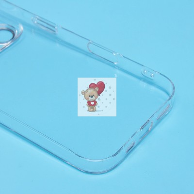 Чехол-накладка для Apple iPhone 16 Pro (прозрачный) - PC073 с закрытой камерой