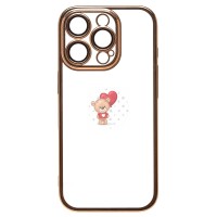 Чехол-накладка для Apple iPhone 16 Pro (желтый) - PC073 с закрытой камерой