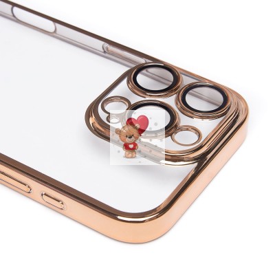 Чехол-накладка для Apple iPhone 16 Pro (желтый) - PC073 с закрытой камерой