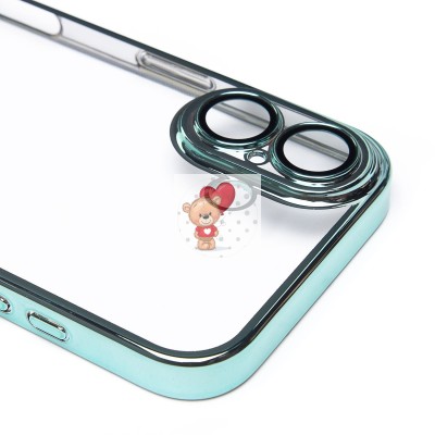 Чехол-накладка для Apple iPhone 16 (зеленый) - PC073 с закрытой камерой Чехол-накладка для Apple iPhone 16 (зеленый) - PC073 с закрытой камерой