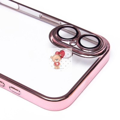 Чехол-накладка для Apple iPhone 16 (розовое золото) - PC073 с закрытой камерой Чехол-накладка для Apple iPhone 16 (розовое золото) - PC073 с закрытой камерой