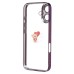 Чехол-накладка для Apple iPhone 16 (фиолетовый) - PC073 с закрытой камерой