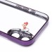 Чехол-накладка для Apple iPhone 16 (фиолетовый) - PC073 с закрытой камерой