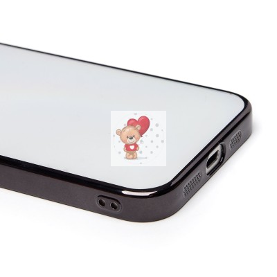 Чехол-накладка для Apple iPhone 16e (черный) - PC073 с закрытой камерой