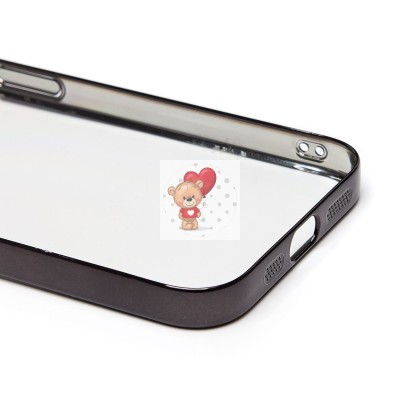 Чехол-накладка для Apple iPhone 16e (черный) - PC073 с закрытой камерой