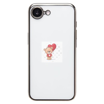 Чехол-накладка для Apple iPhone 16e (серебяный) - PC073 с закрытой камерой Чехол-накладка для Apple iPhone 16e (серебяный) - PC073 с закрытой камерой