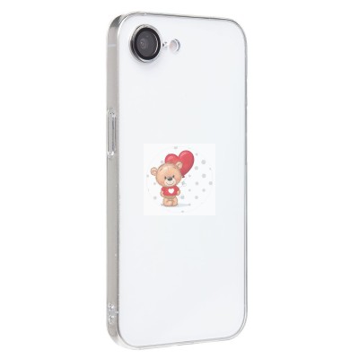 Чехол-накладка для Apple iPhone 16e (прозрачный) - PC073 с закрытой камерой