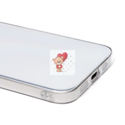 Чехол-накладка для Apple iPhone 16e (прозрачный) - PC073 с закрытой камерой